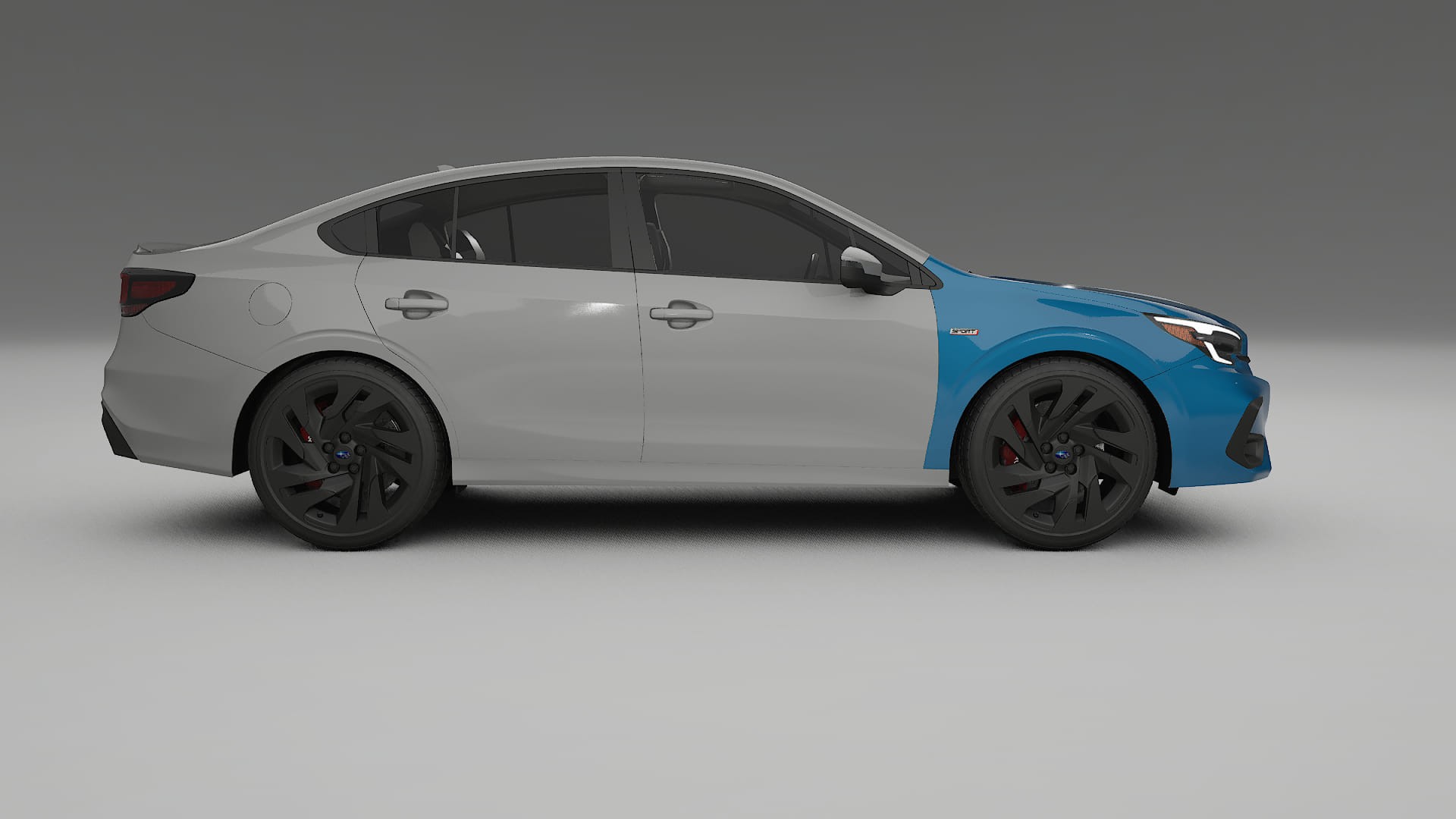 Lackskyddsfilm Subaru Legacy BW | CrystalGuard Transparent TPU PPF Frontskyddssats