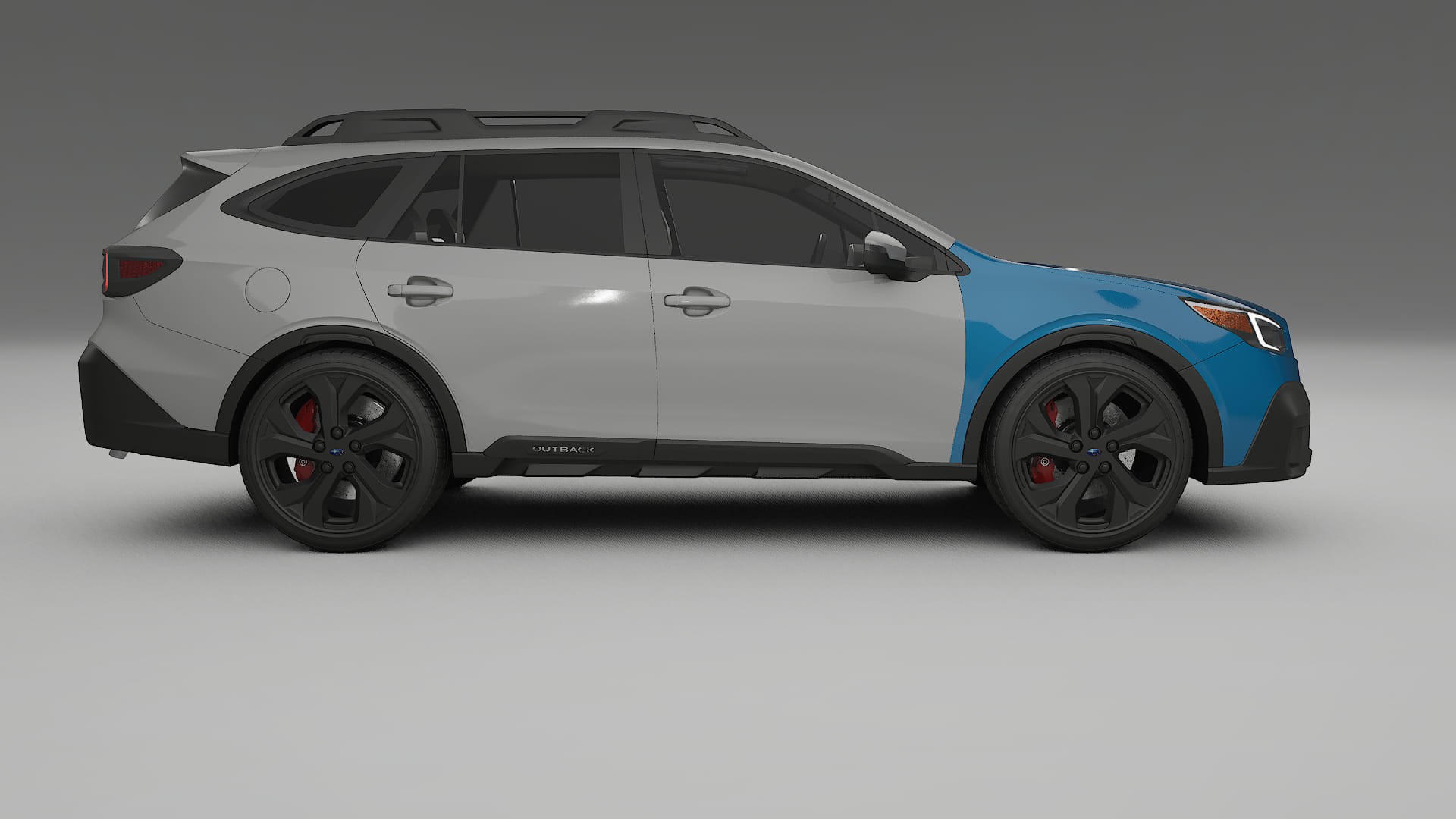 Lackskyddsfilm Subaru Outback VI BS prefacelift pre-LCI | CrystalGuard Transparent TPU PPF Frontskyddssats