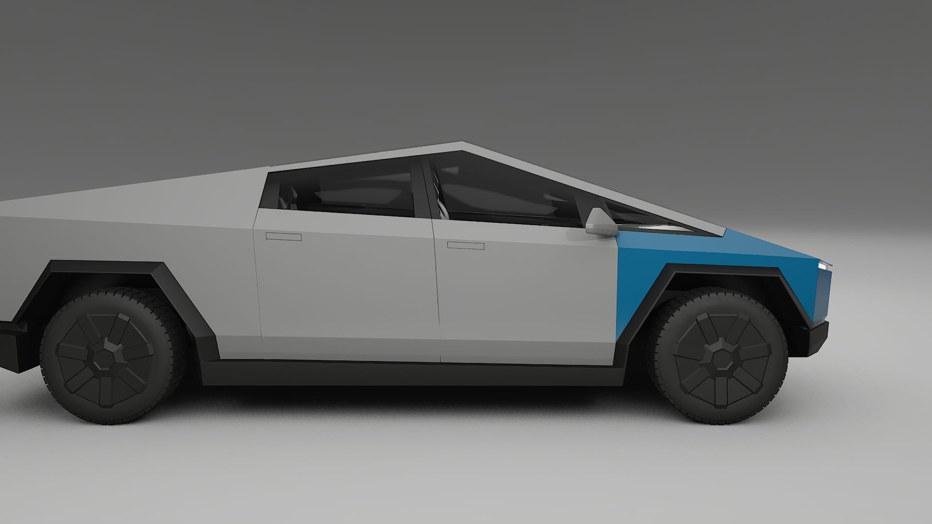 Lackskyddsfilm Tesla Cybertruck | CrystalGuard Transparent TPU PPF Frontskyddssats