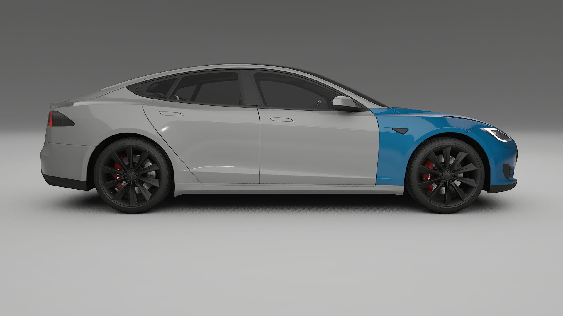 Lackskyddsfilm Tesla Model-S | CrystalGuard Transparent TPU PPF Frontskyddssats