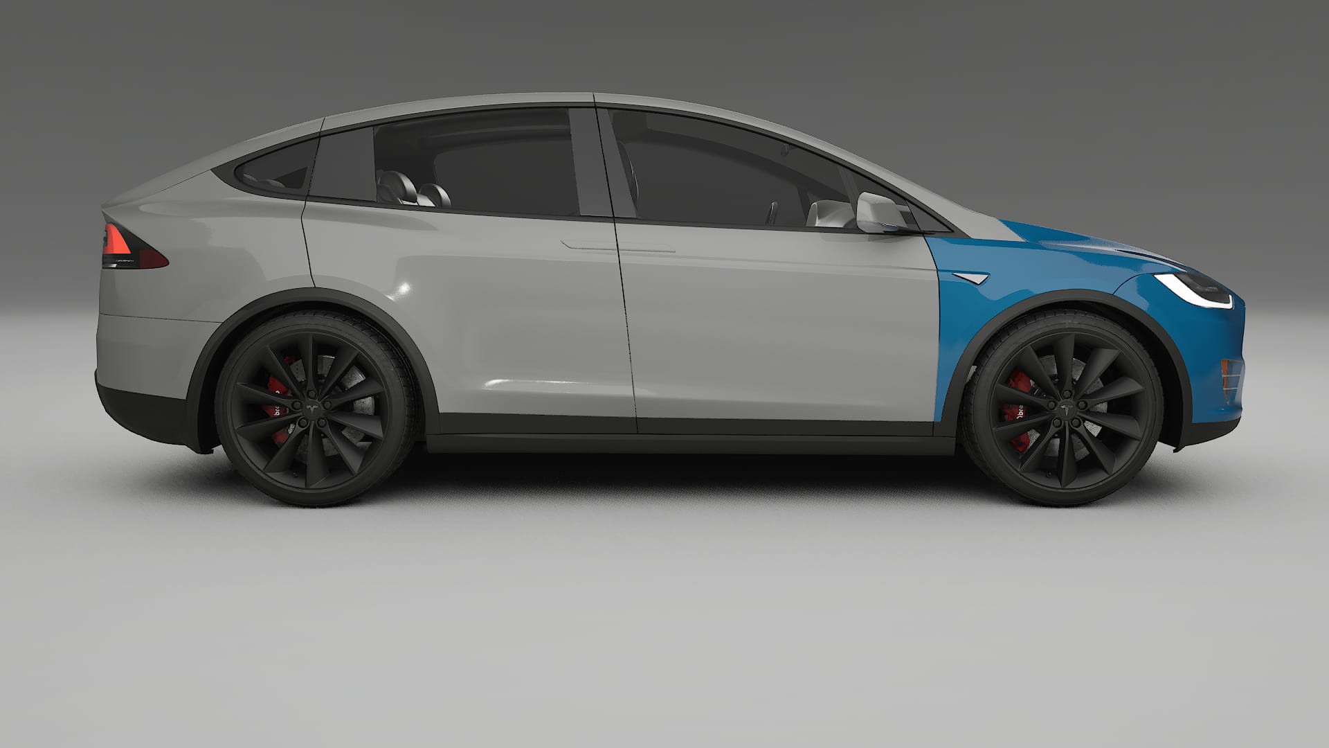 Lackskyddsfilm Tesla Model-X | CrystalGuard Transparent TPU PPF Frontskyddssats 2