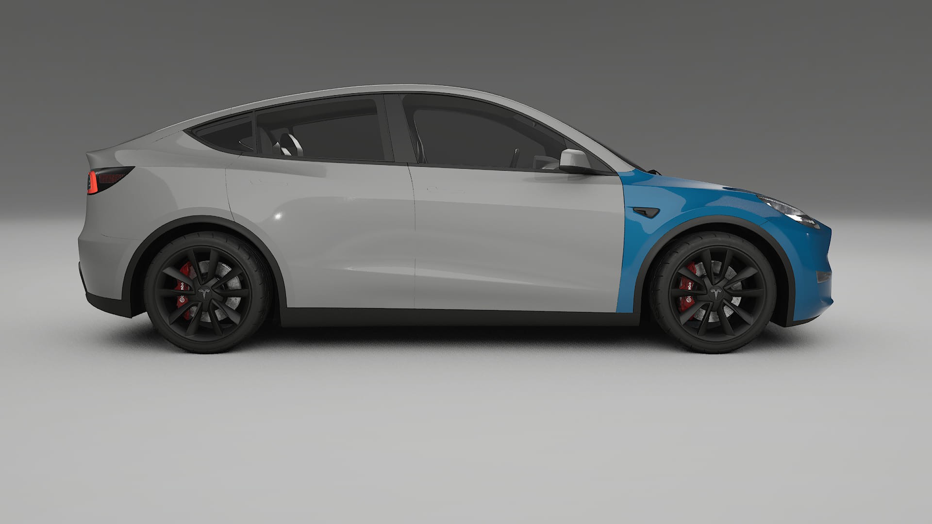 Lackskyddsfilm Tesla Model-Y | CrystalGuard Transparent TPU PPF Frontskyddssats