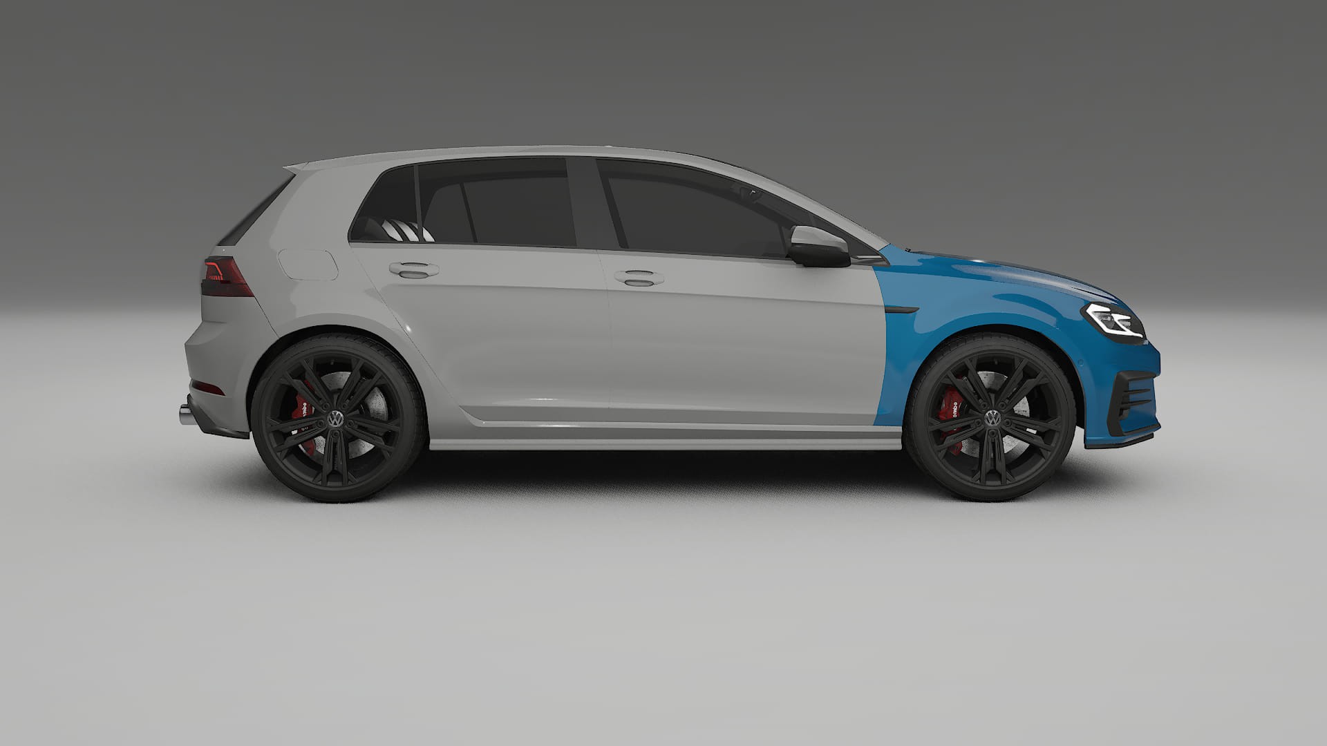 Lackskyddsfilm VW Golf Mk7 | CrystalGuard Transparent TPU PPF Frontskyddssats 2