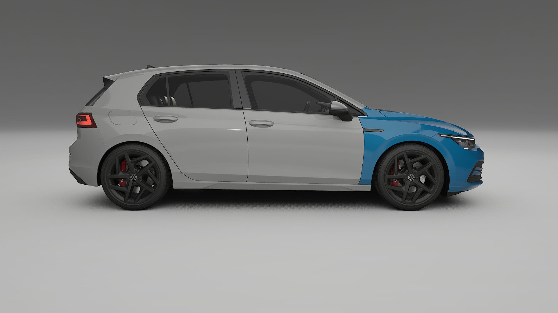 Lackskyddsfilm VW Golf Mk8 | CrystalGuard Transparent TPU PPF Frontskyddssats