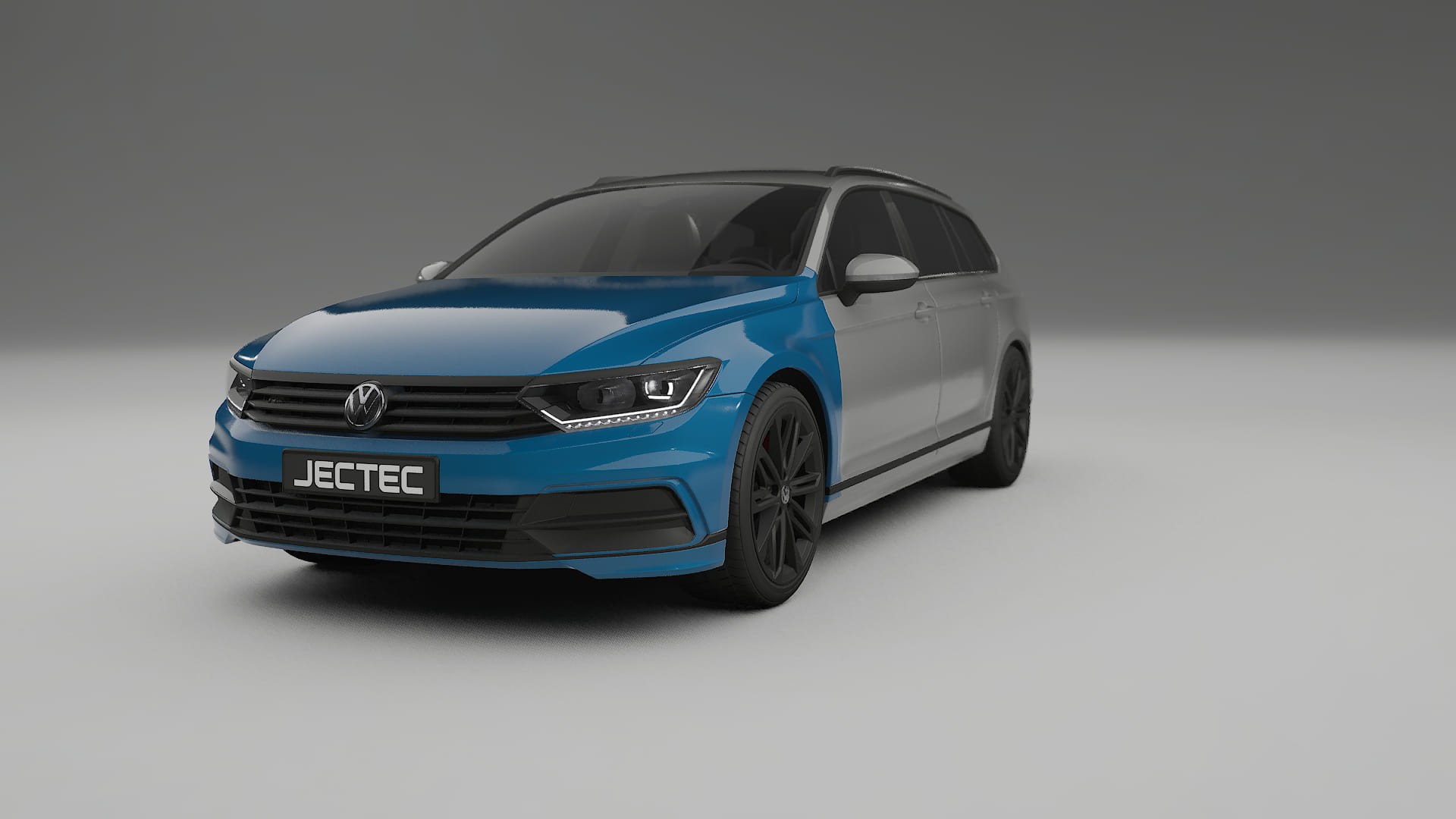 Lackskyddsfilm VW Passat Variant-R B8 | CrystalGuard Transparent TPU PPF Frontskyddssats