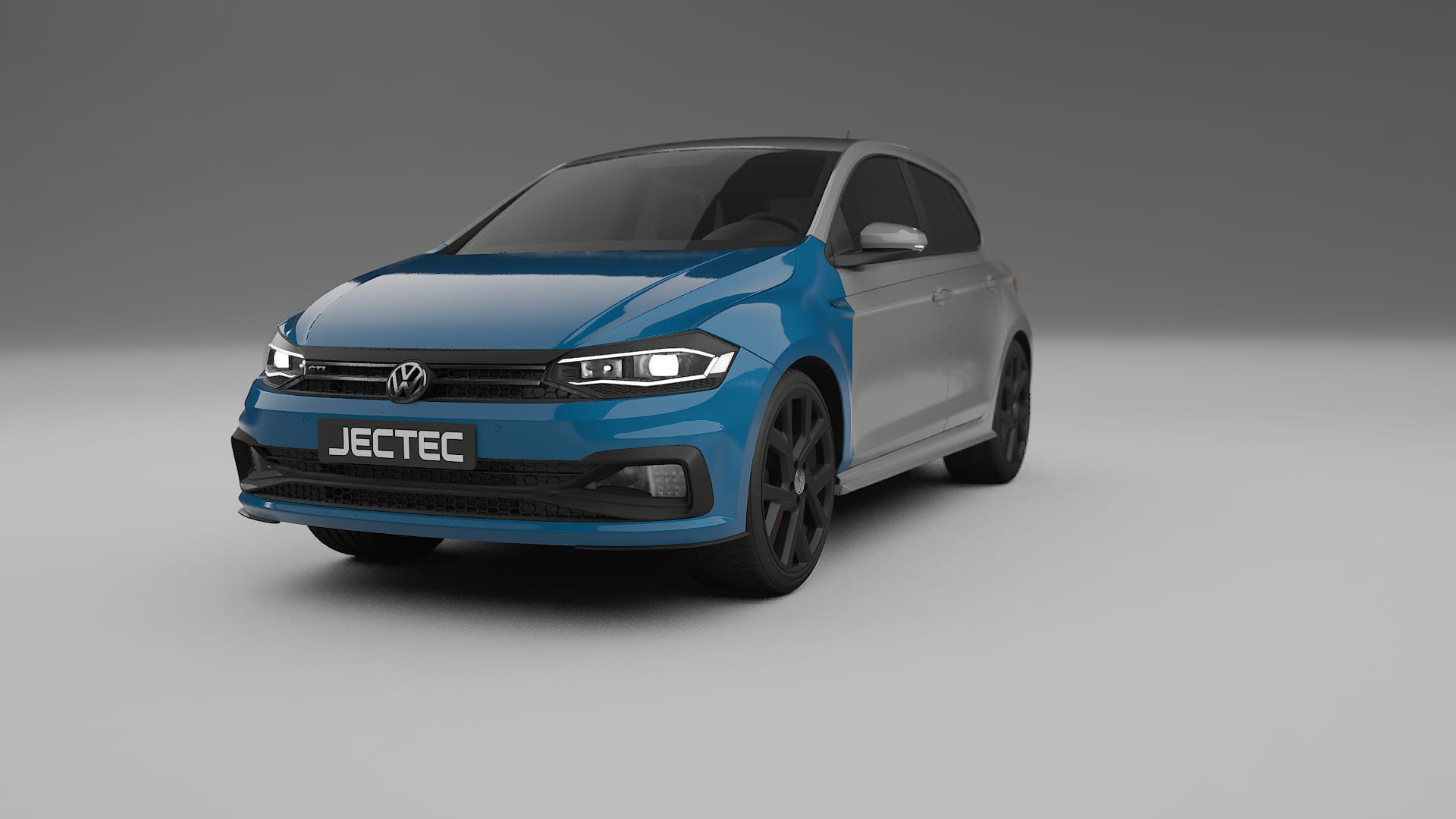 Lackskyddsfilm VW Polo GTI VI | CrystalGuard Transparent TPU PPF Frontskyddssats