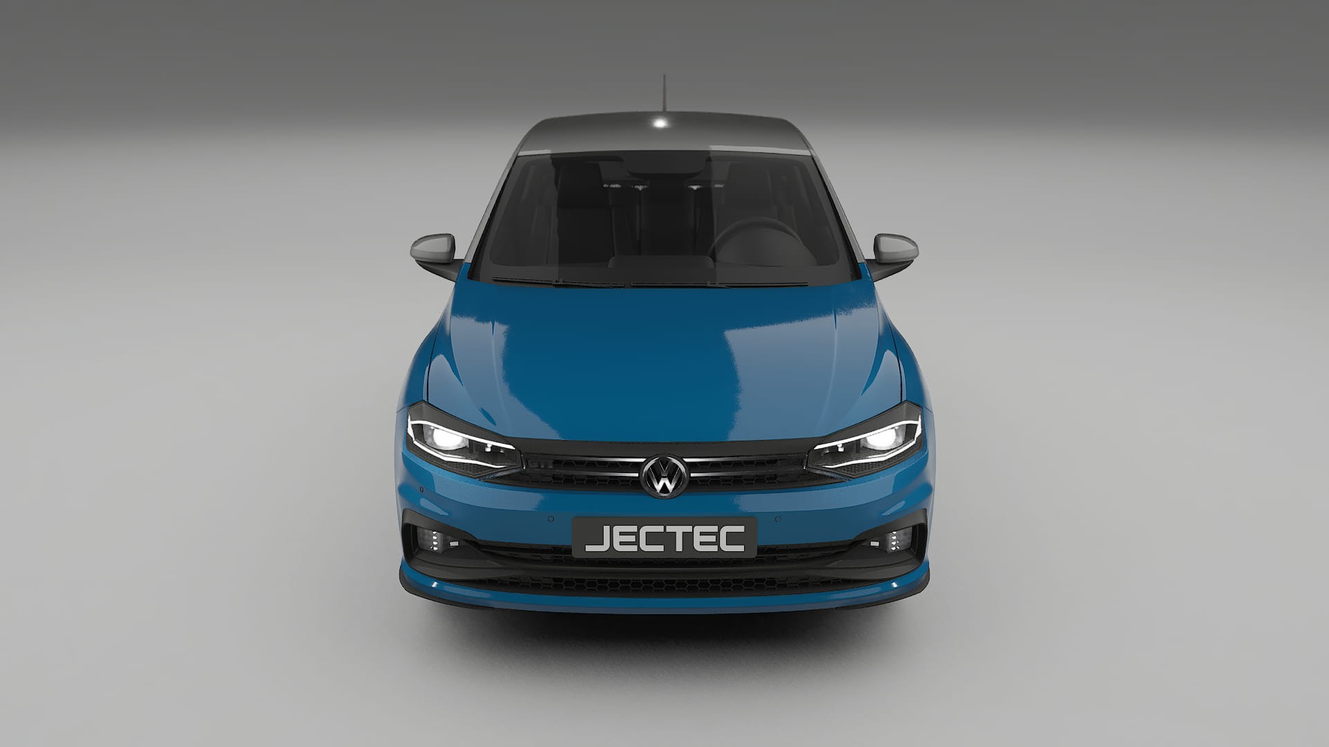 Lackskyddsfilm VW Polo GTI VI | CrystalGuard Transparent TPU PPF Frontskyddssats