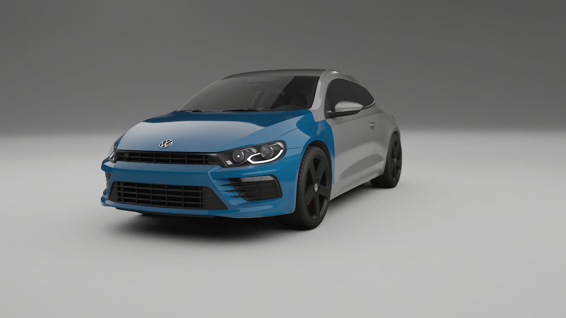 Lackskyddsfilm VW Scirocco R III | CrystalGuard Transparent TPU PPF Frontskyddssats