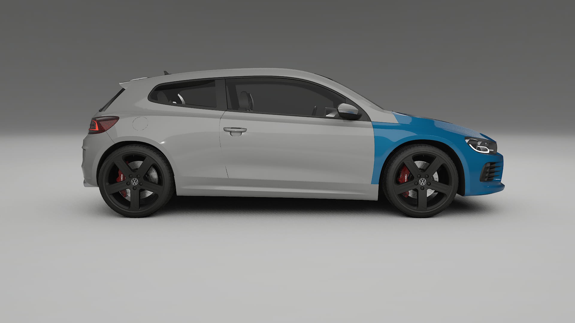 Lackskyddsfilm VW Scirocco R III | CrystalGuard Transparent TPU PPF Frontskyddssats 2