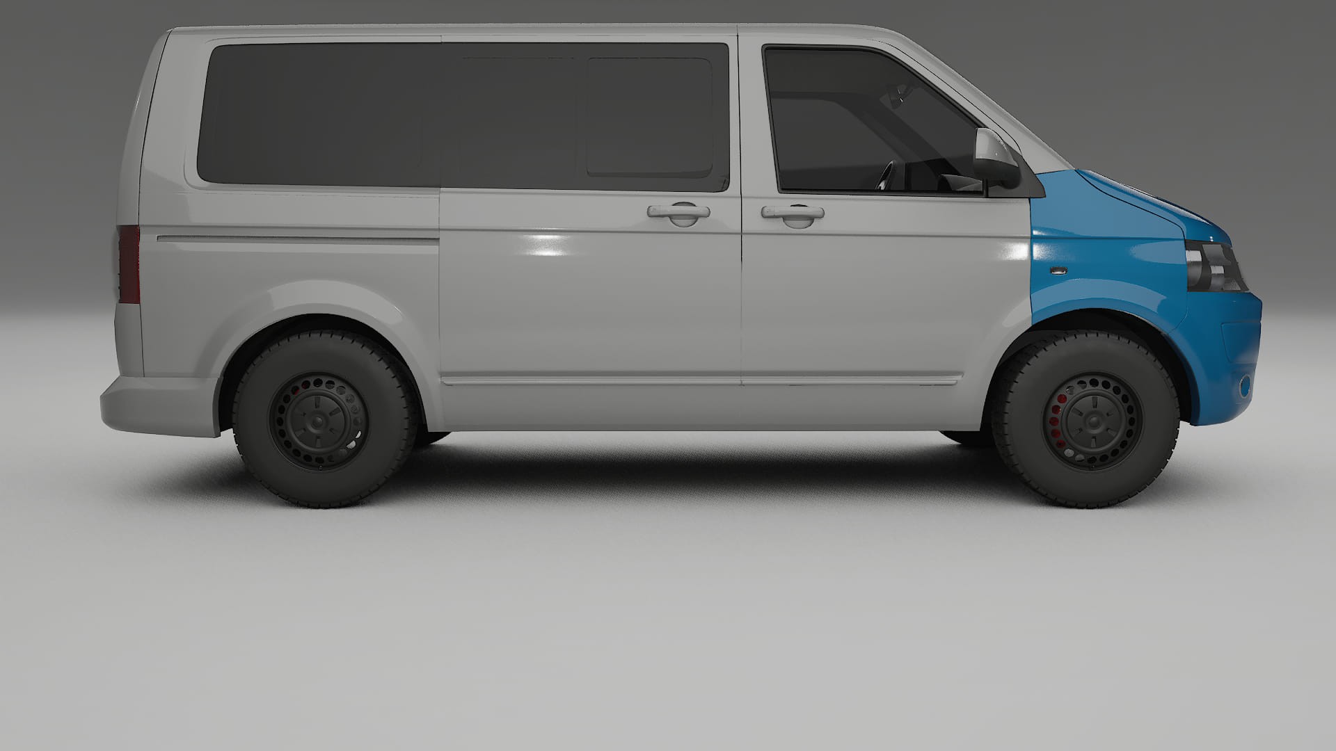 Lackskyddsfilm VW Transporter T5 Caravelle | CrystalGuard Transparent TPU PPF Frontskyddssats 2