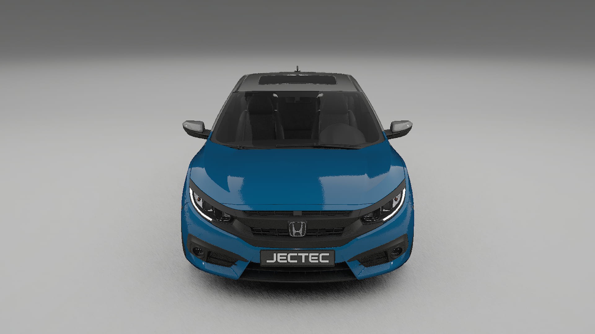 Lackskyddsfilm Honda Civic coupe prefacelift pre-LCI | CrystalGuard Transparent TPU PPF Frontskyddssats