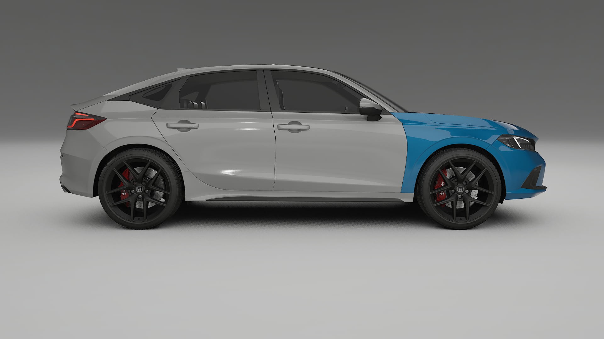 Lackskyddsfilm Honda Civic hatchback | CrystalGuard Transparent TPU PPF Frontskyddssats 2