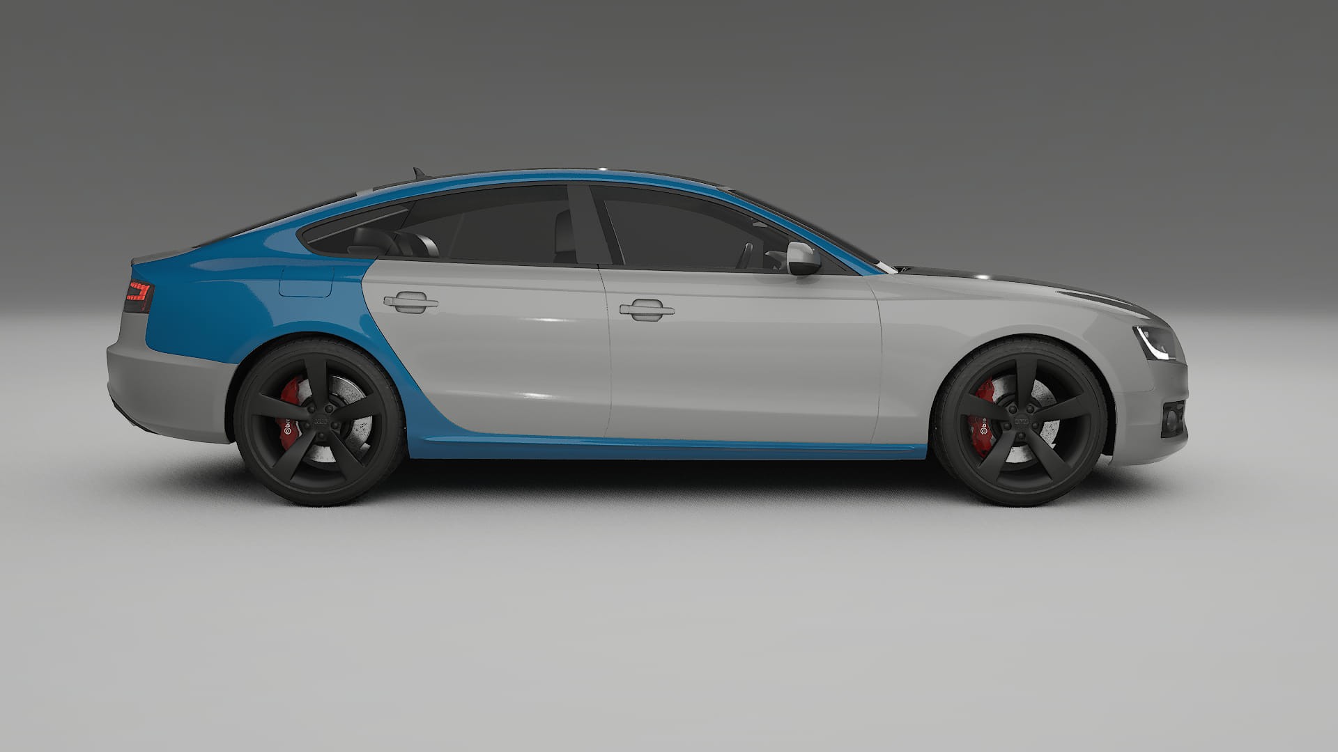 Audi A5 8T Sportback prefacelift Paint Protection Film | CrystalGuard Transparent PPF Full Pre-Cut Kit