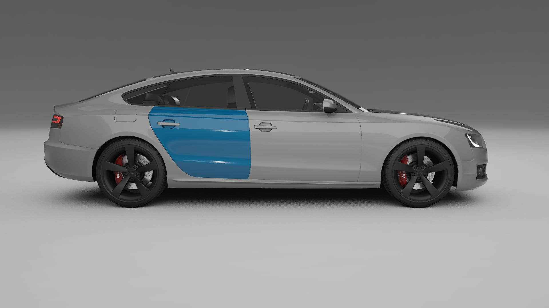 Audi A5 8T Sportback prefacelift Paint Protection Film | CrystalGuard Transparent PPF Full Pre-Cut Kit