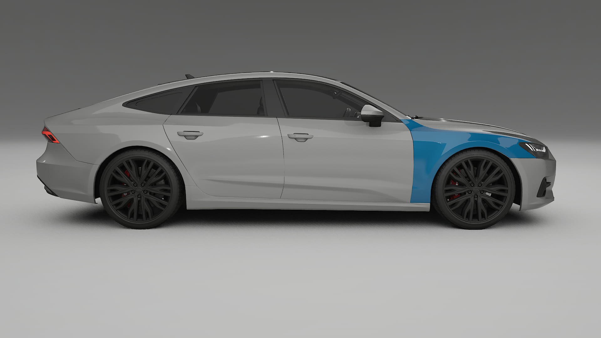 Audi A7 C8 Sportback prefacelift Paint Protection Film | CrystalGuard Transparent PPF Full Pre-Cut Kit