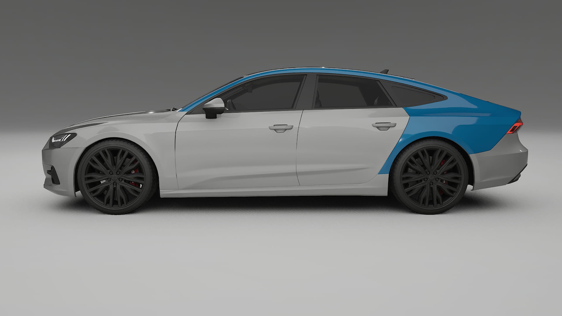 Audi A7 C8 Sportback prefacelift Paint Protection Film | CrystalGuard Transparent PPF Full Pre-Cut Kit