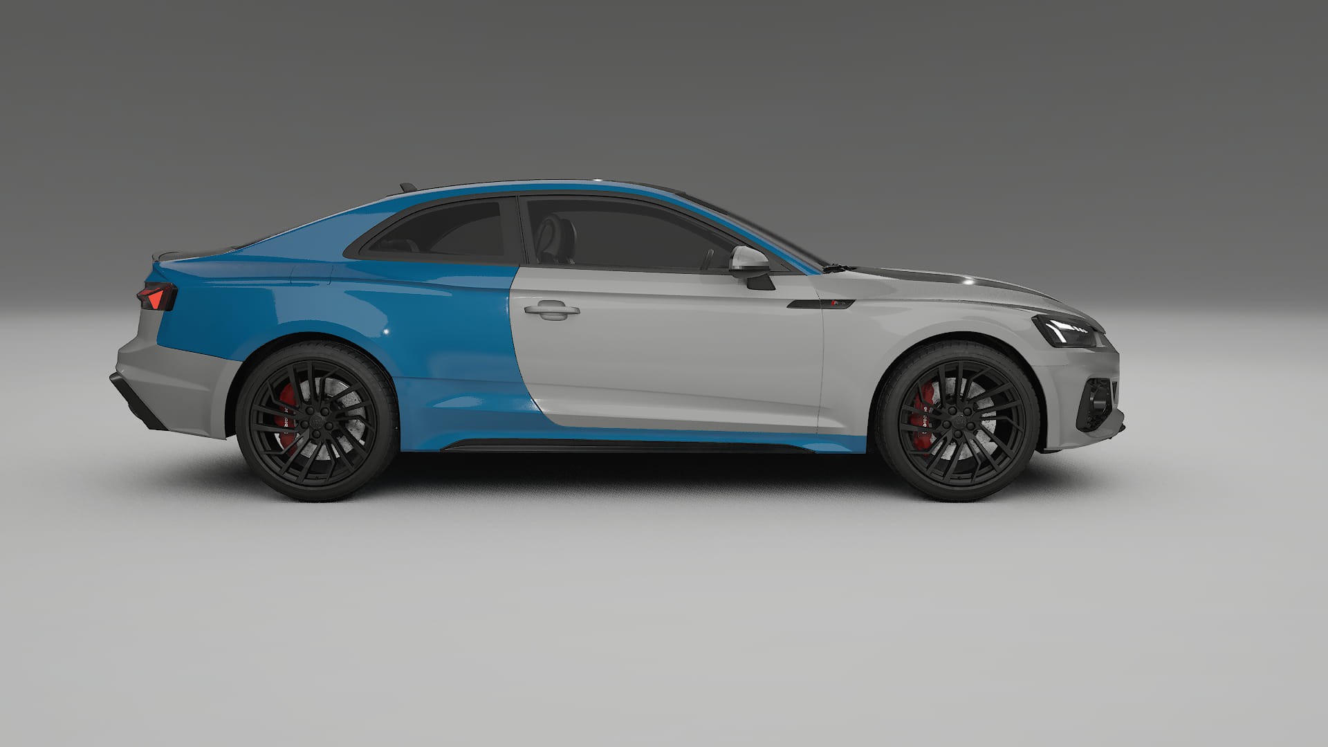 Audi RS5 Coupe B9 facelift Paint Protection Film | CrystalGuard Transparent PPF Full Pre-Cut Kit