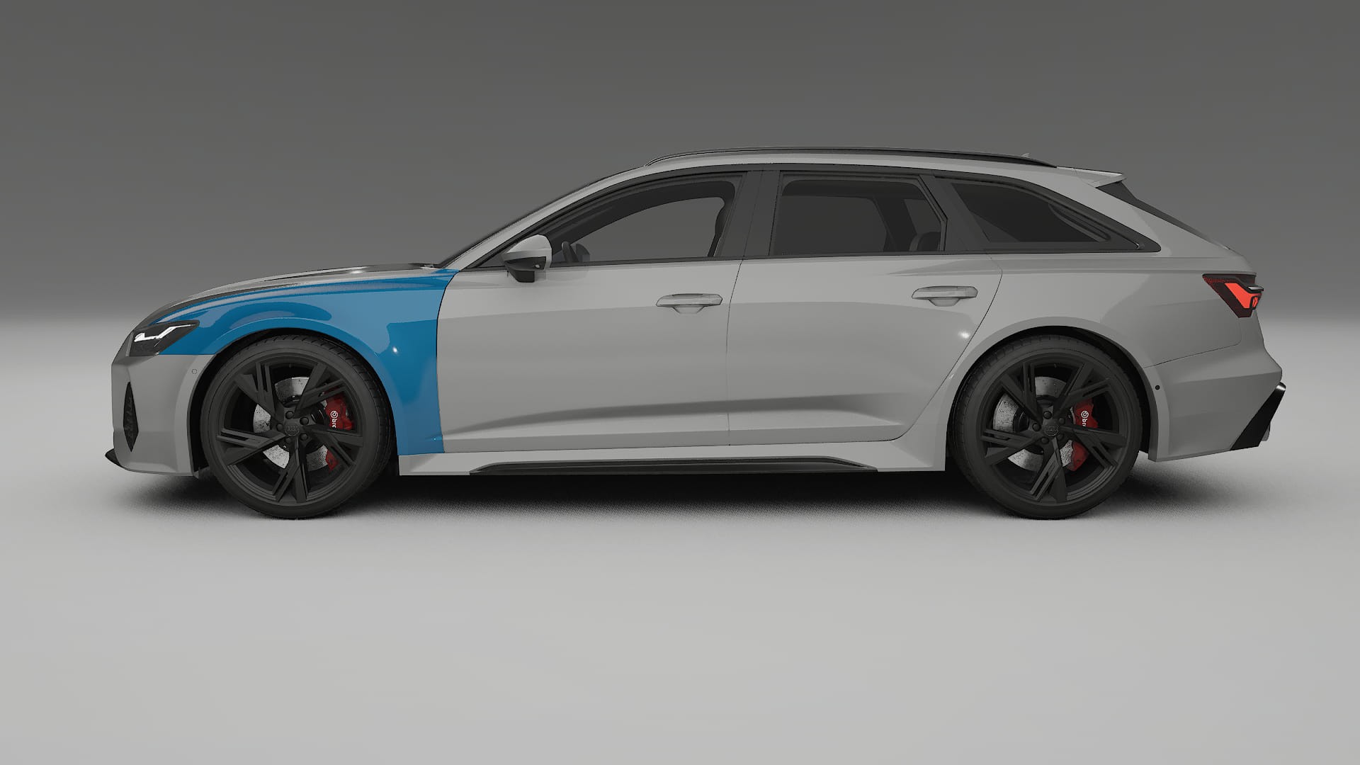 Audi RS6 Avant C8 facelift Paint Protection Film | CrystalGuard Transparent PPF Full Pre-Cut Kit