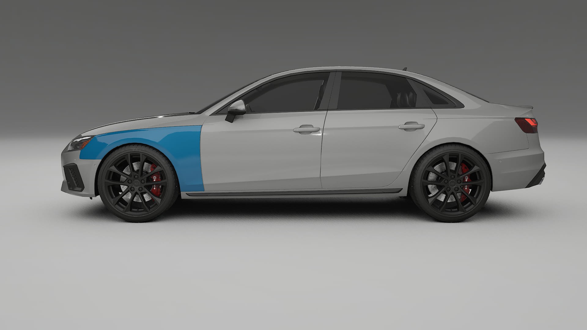 Audi S4 Sedan B9 facelift Paint Protection Film | CrystalGuard Transparent PPF Full Pre-Cut Kit