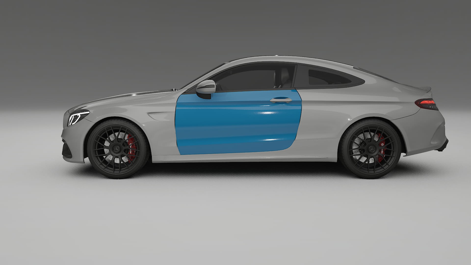 Mercedes C-Class W205 AMG sedan Paint Protection Film | CrystalGuard Transparent PPF Full Pre-Cut Kit