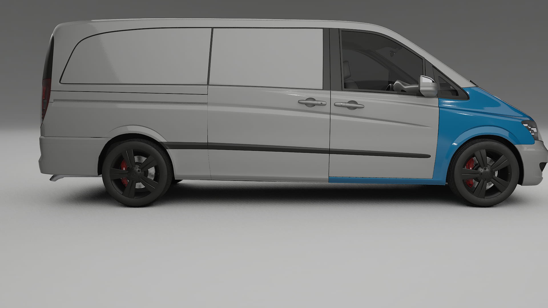 Mercedes Vito Short W639 facelift Paint Protection Film | CrystalGuard Transparent PPF Full Pre-Cut Kit