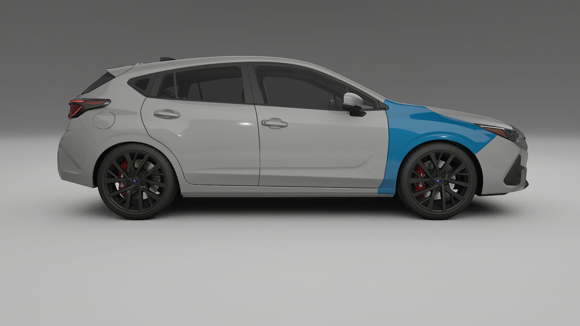 Subaru Impreza WRX Sti VA prefacelift Paint Protection Film | CrystalGuard Transparent PPF Full Pre-Cut Kit