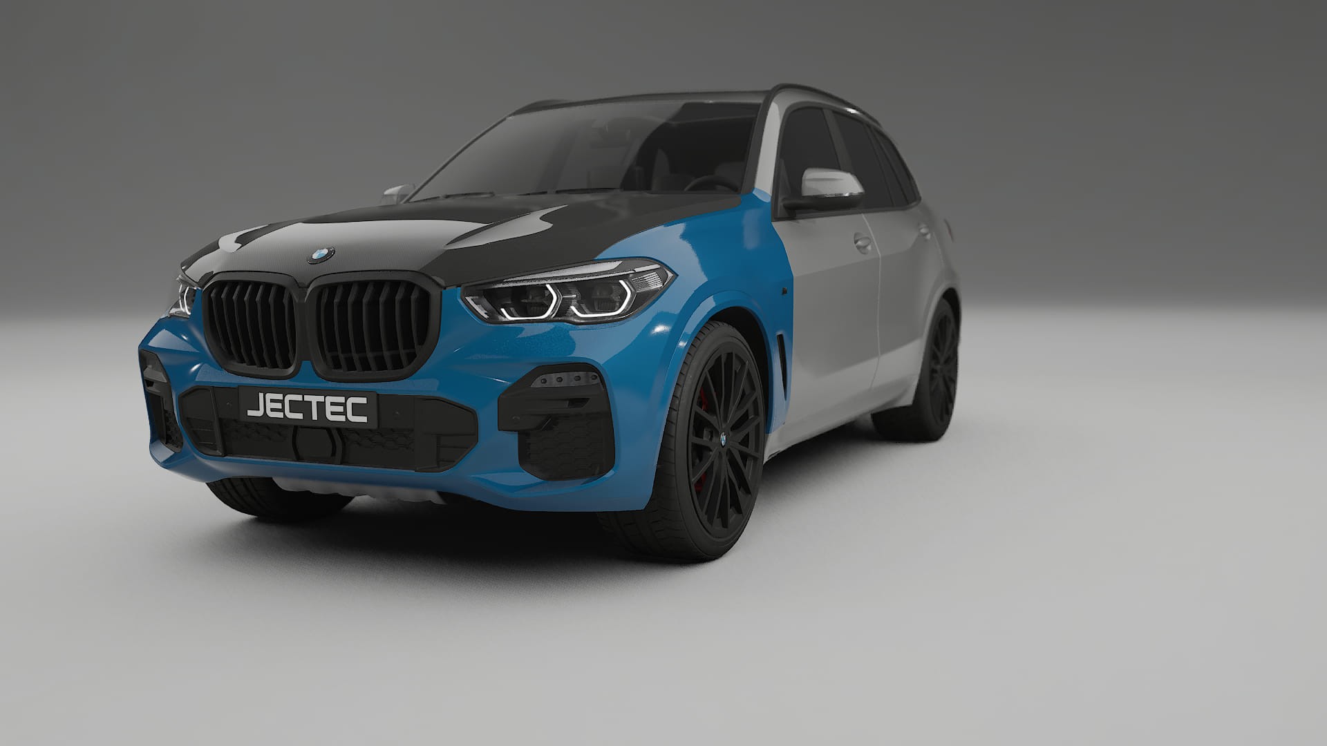 Lackskyddsfilm BMW X5 G05 M-Sport | CrystalGuard Framskyddskit med Kolfiberhuv