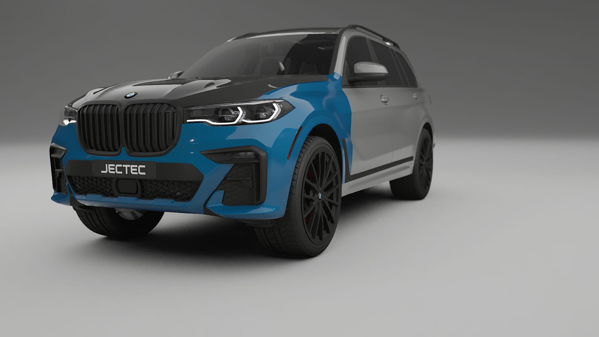 Lackskyddsfilm BMW X7 M G07 | CrystalGuard Framskyddskit med Kolfiberhuv