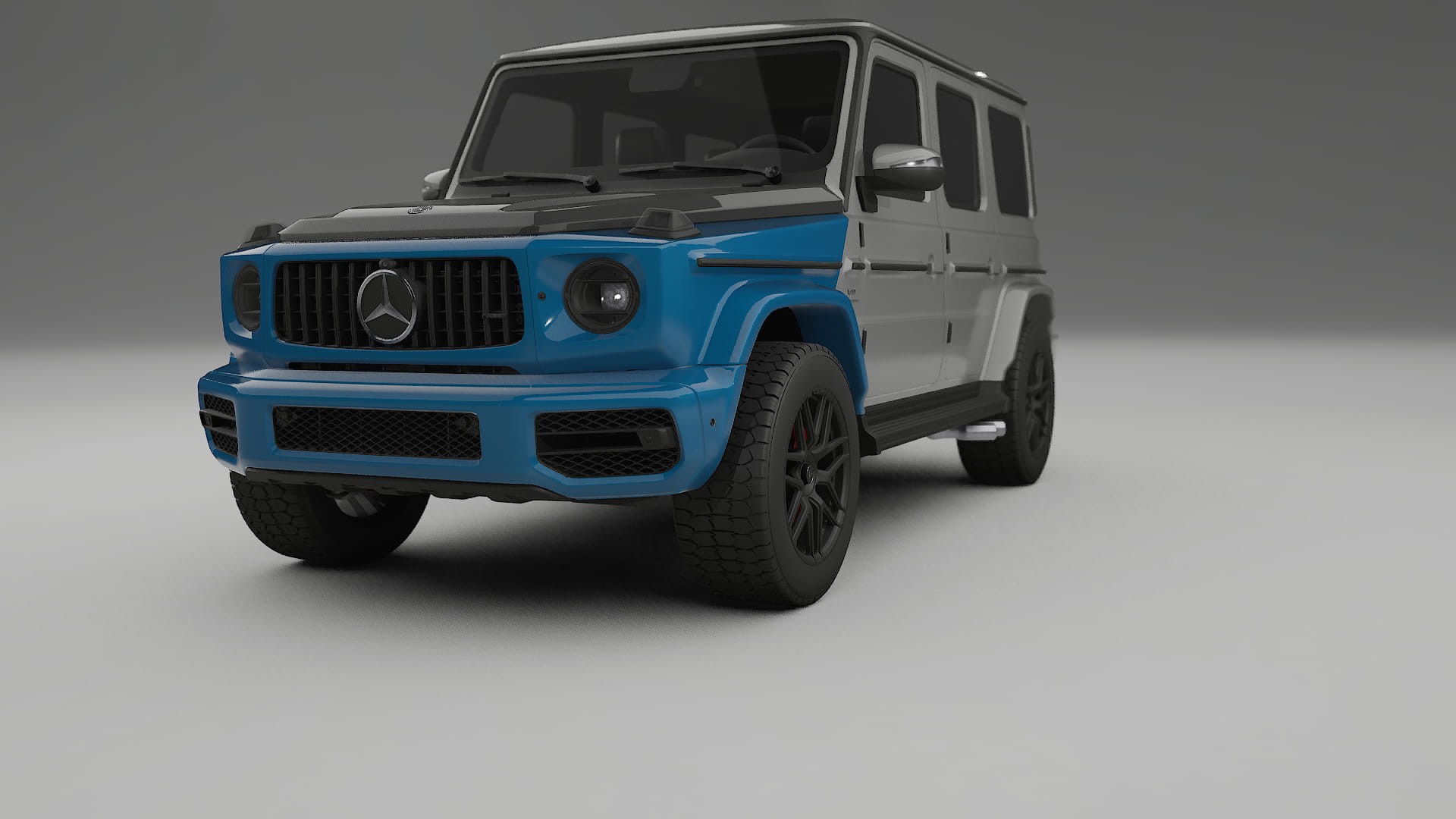 Lackskyddsfilm Mercedes G63 AMG W463A | CrystalGuard Framskyddskit med Kolfiberhuv