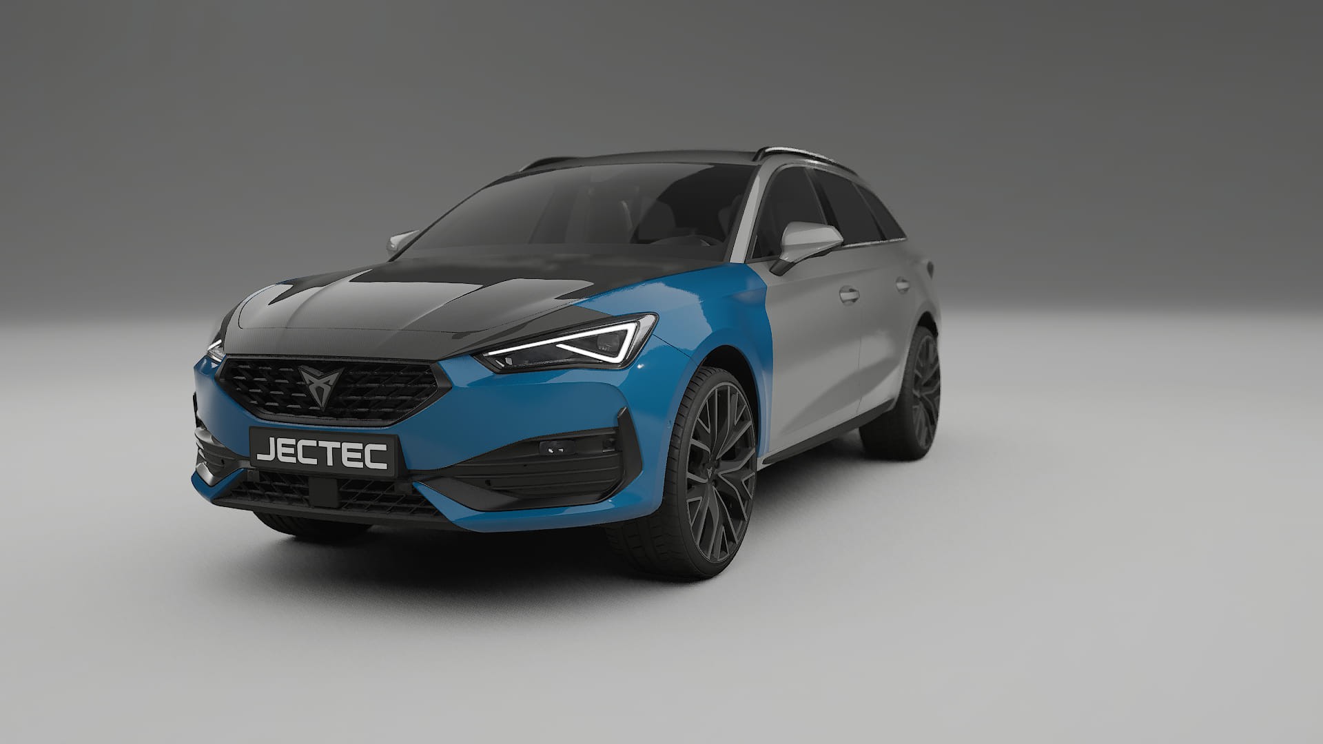 Lackskyddsfilm Seat Leon Cupra KL | CrystalGuard Framskyddskit med Kolfiberhuv