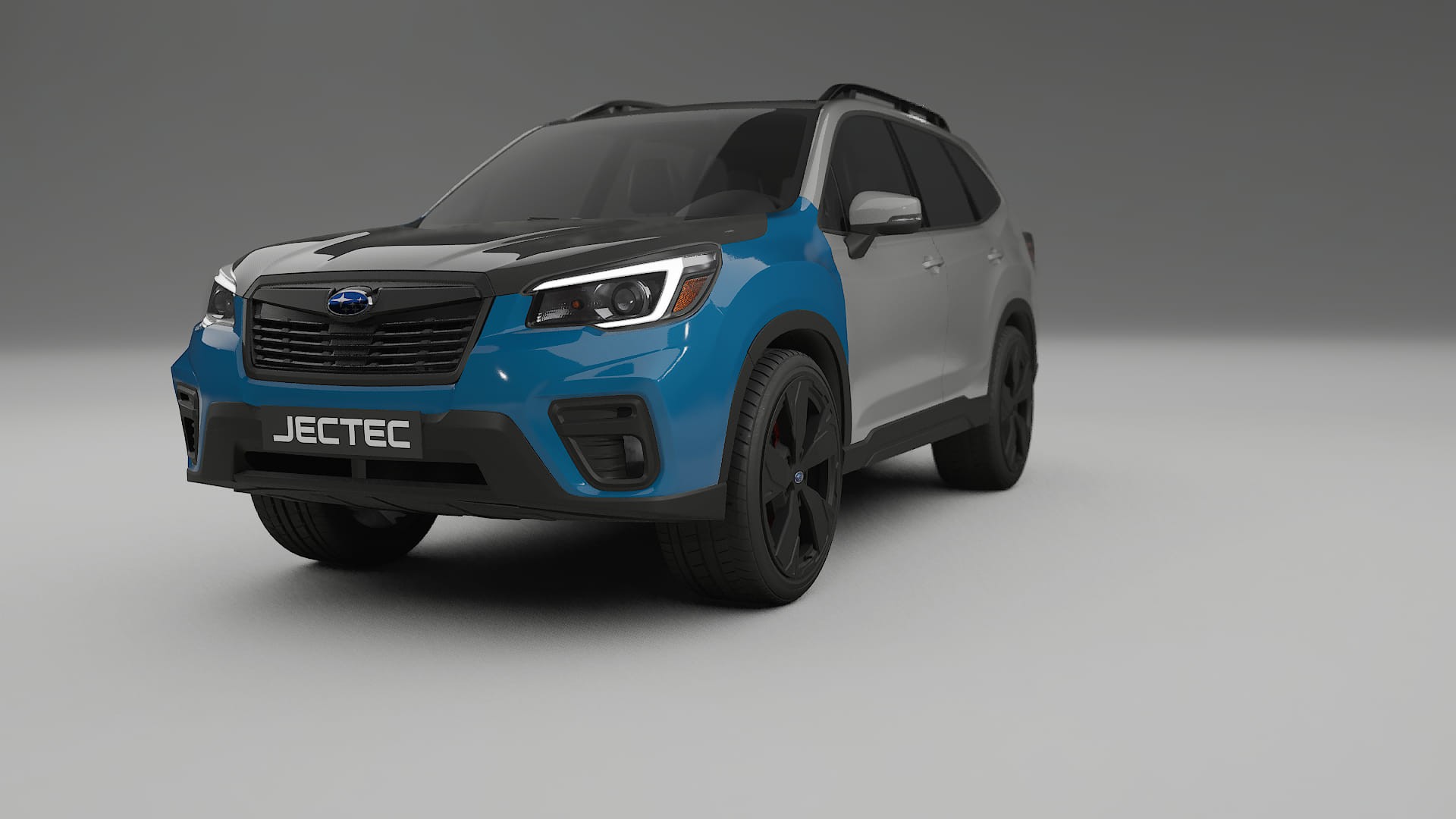 Lackskyddsfilm Subaru Forester V SK prefacelift | CrystalGuard Framskyddskit med Kolfiberhuv