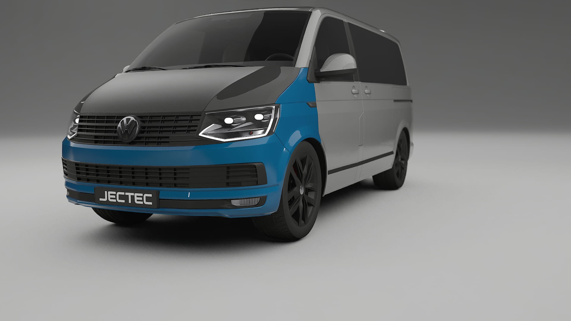 Lackskyddsfilm VW Transporter T6 Multivan | CrystalGuard Framskyddskit med Kolfiberhuv