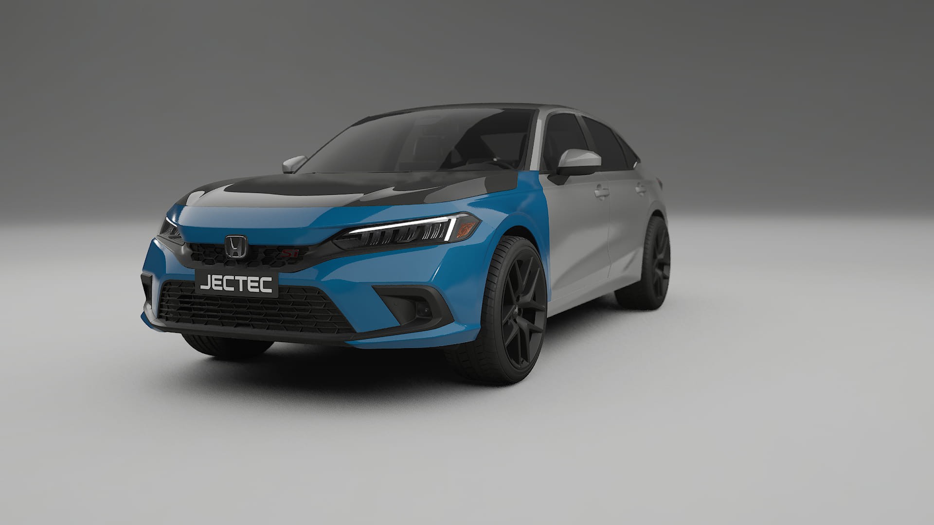 Lackskyddsfilm Honda Civic Si | CrystalGuard Framskyddskit med Kolfiberhuv