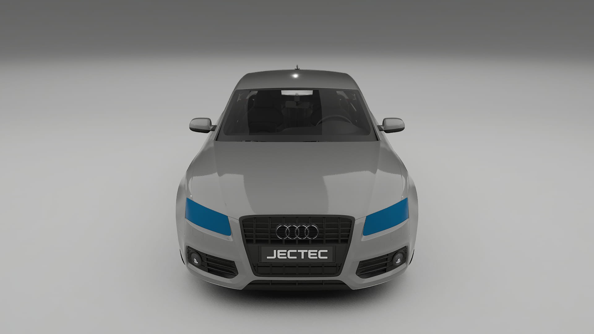 Lackskyddsfilm Audi A5 8T Sportback prefacelift | CrystalGuard Framskyddskit med Kolfiberhuv