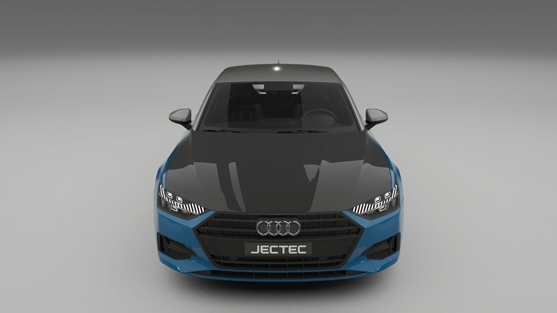 Lackskyddsfilm Audi A7 C8 Sportback prefacelift | CrystalGuard Framskyddskit med Kolfiberhuv