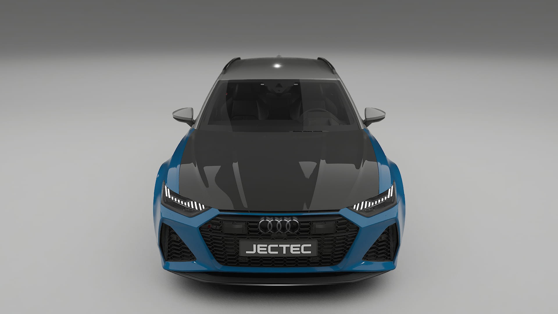 Lackskyddsfilm Audi RS6 Avant C8 facelift | CrystalGuard Framskyddskit med Kolfiberhuv