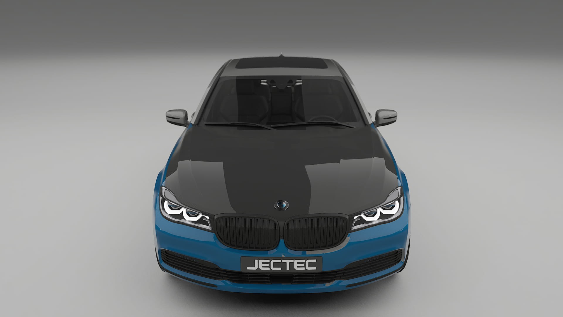 Lackskyddsfilm BMW 7 G11 G12 facelift | CrystalGuard Framskyddskit med Kolfiberhuv