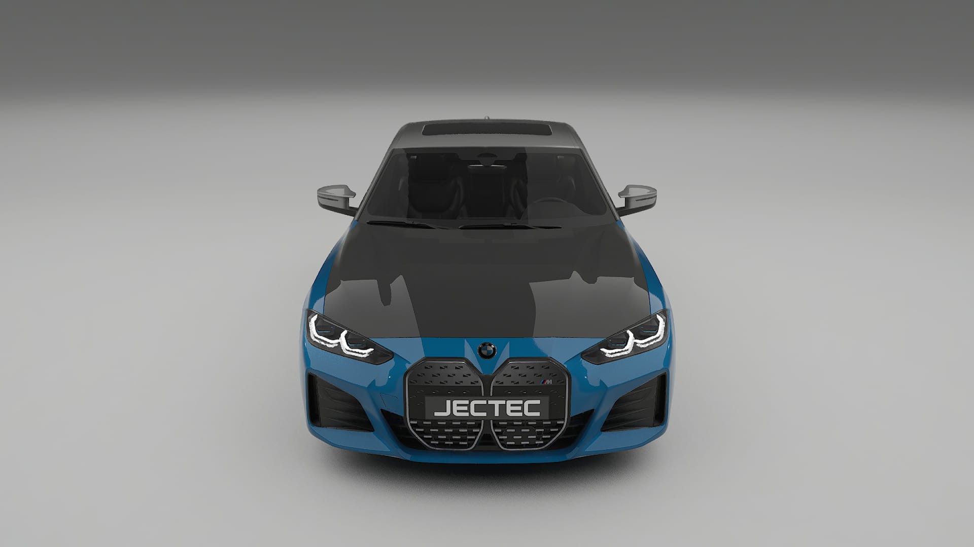 Lackskyddsfilm BMW I4 G26 M-Package | CrystalGuard Framskyddskit med Kolfiberhuv