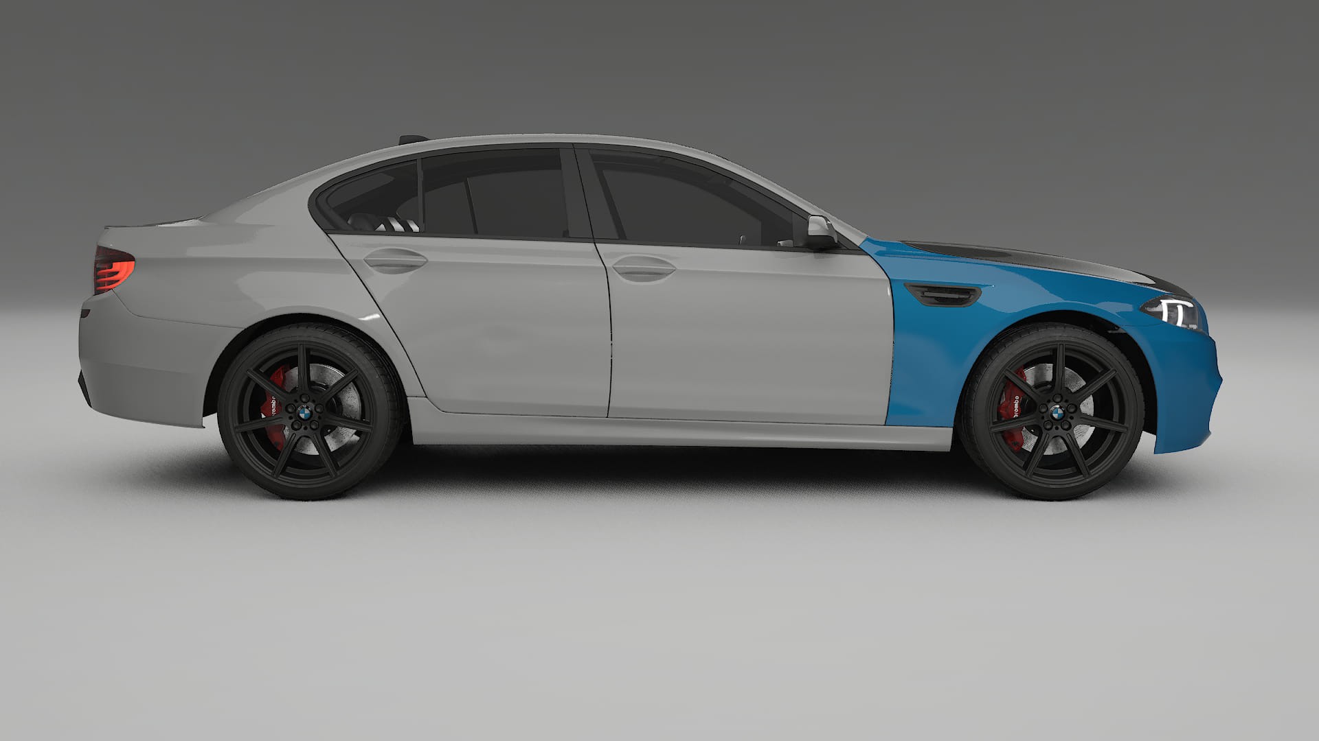 Lackskyddsfilm BMW M5 F10 | CrystalGuard Framskyddskit med Kolfiberhuv