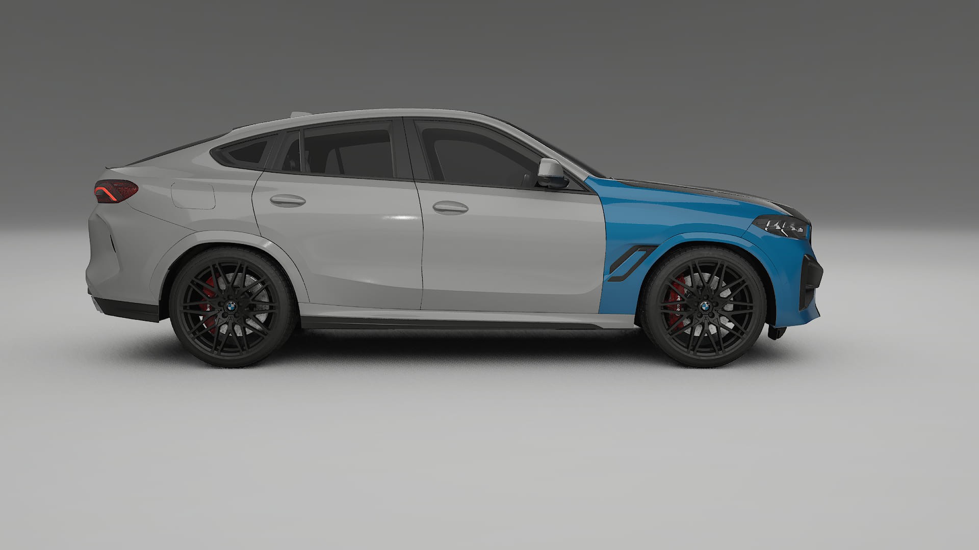 Lackskyddsfilm BMW X6 F96 Competition | CrystalGuard Framskyddskit med Kolfiberhuv