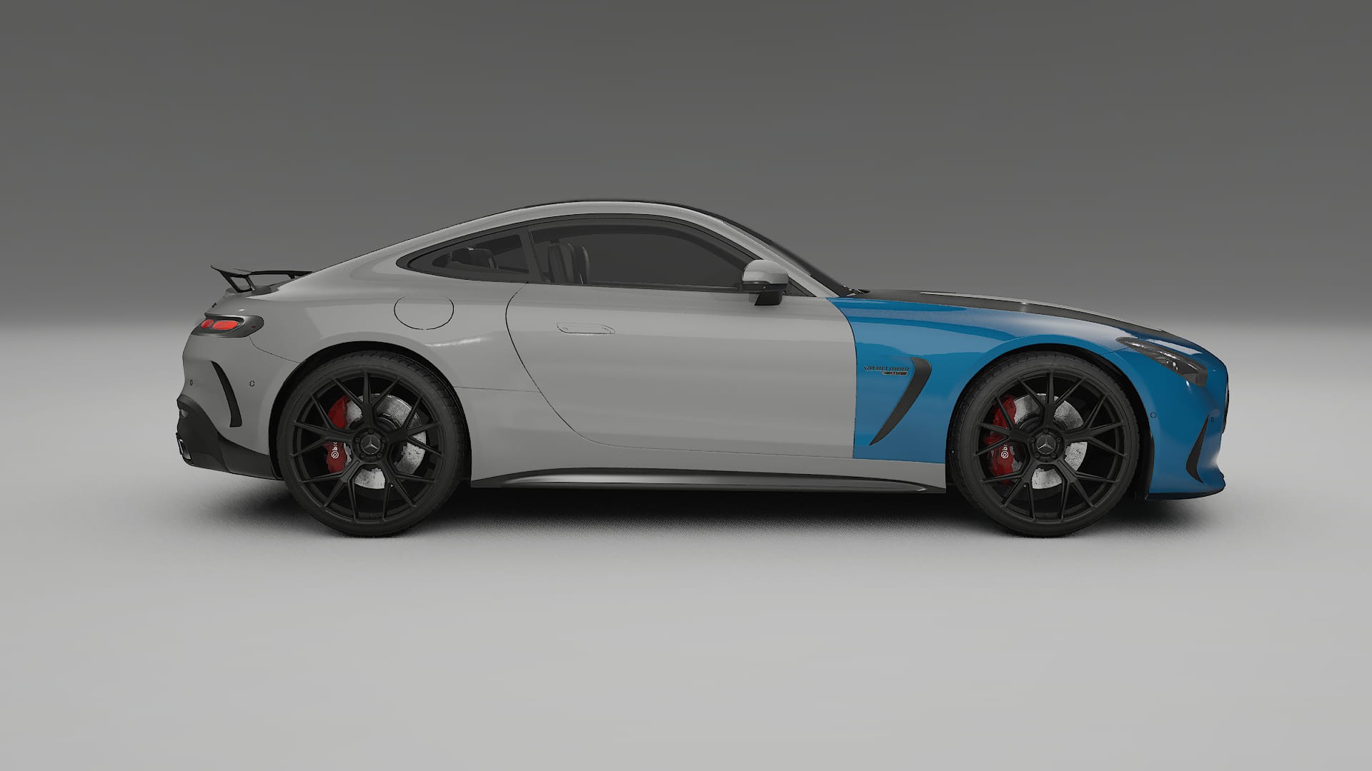 Lackskyddsfilm Mercedes AMG GT coupe C192 | CrystalGuard Framskyddskit med Kolfiberhuv