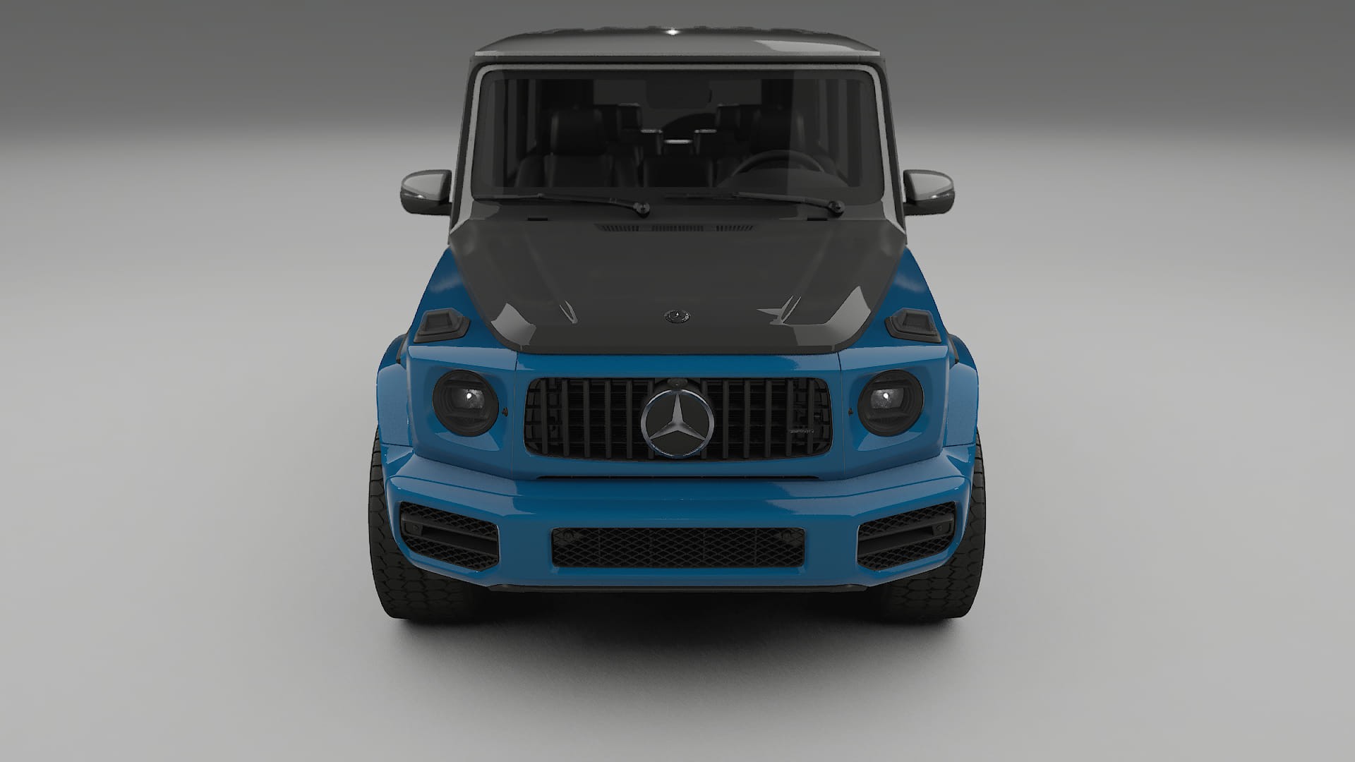 Lackskyddsfilm Mercedes G63 AMG W463A | CrystalGuard Framskyddskit med Kolfiberhuv