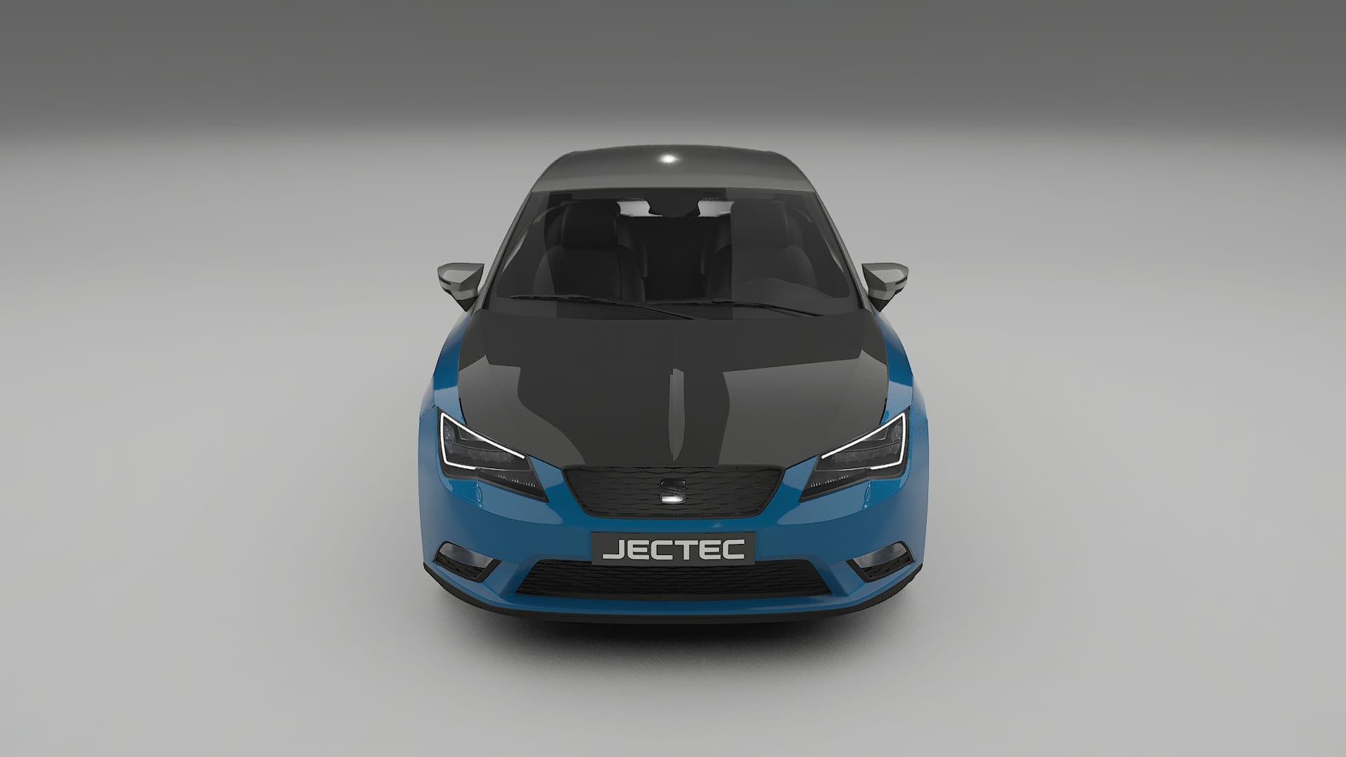 Lackskyddsfilm Seat Leon FR 5F | CrystalGuard Framskyddskit med Kolfiberhuv