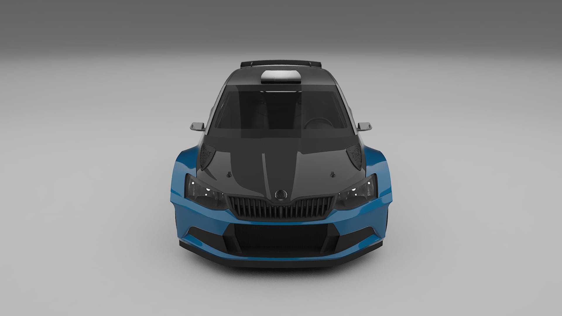 Lackskyddsfilm Škoda Fabia R5 6V | CrystalGuard Framskyddskit med Kolfiberhuv
