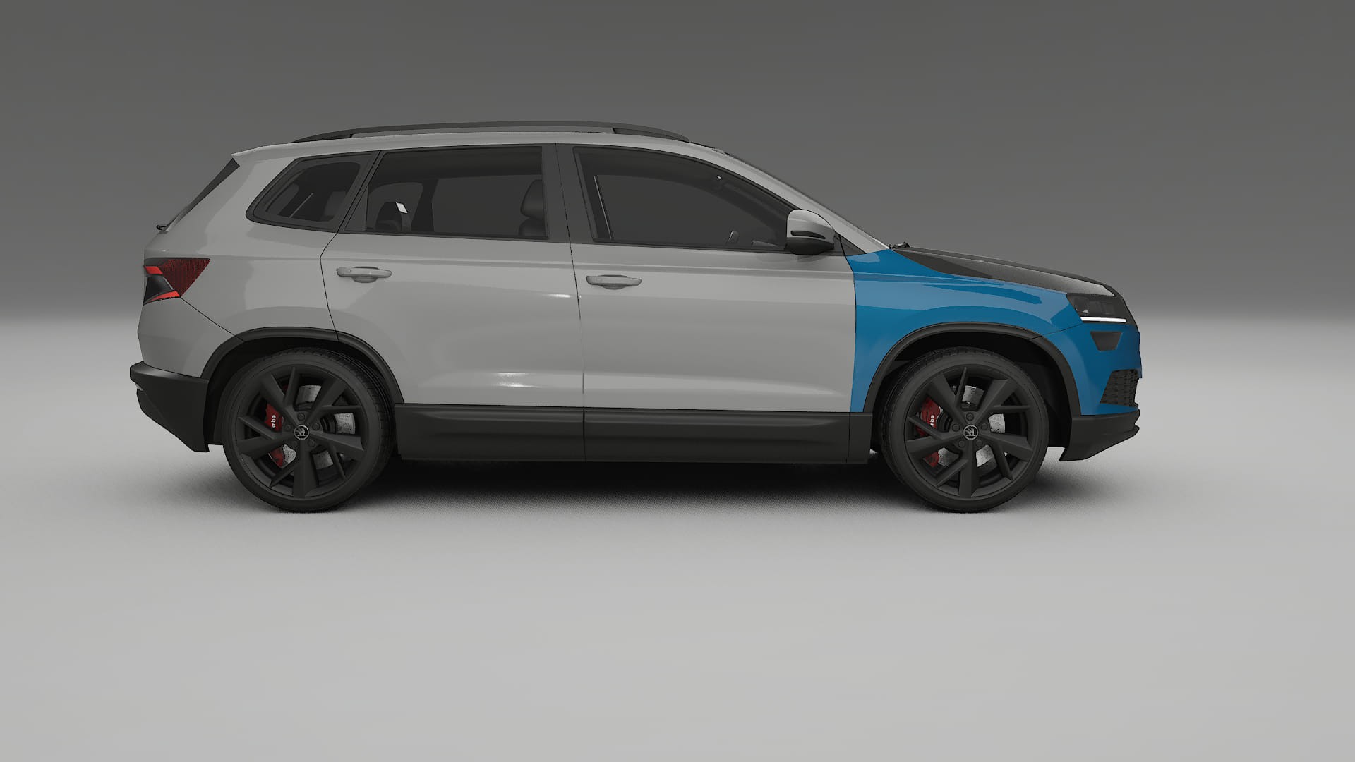 Lackskyddsfilm Škoda Karoq NU7 | CrystalGuard Framskyddskit med Kolfiberhuv