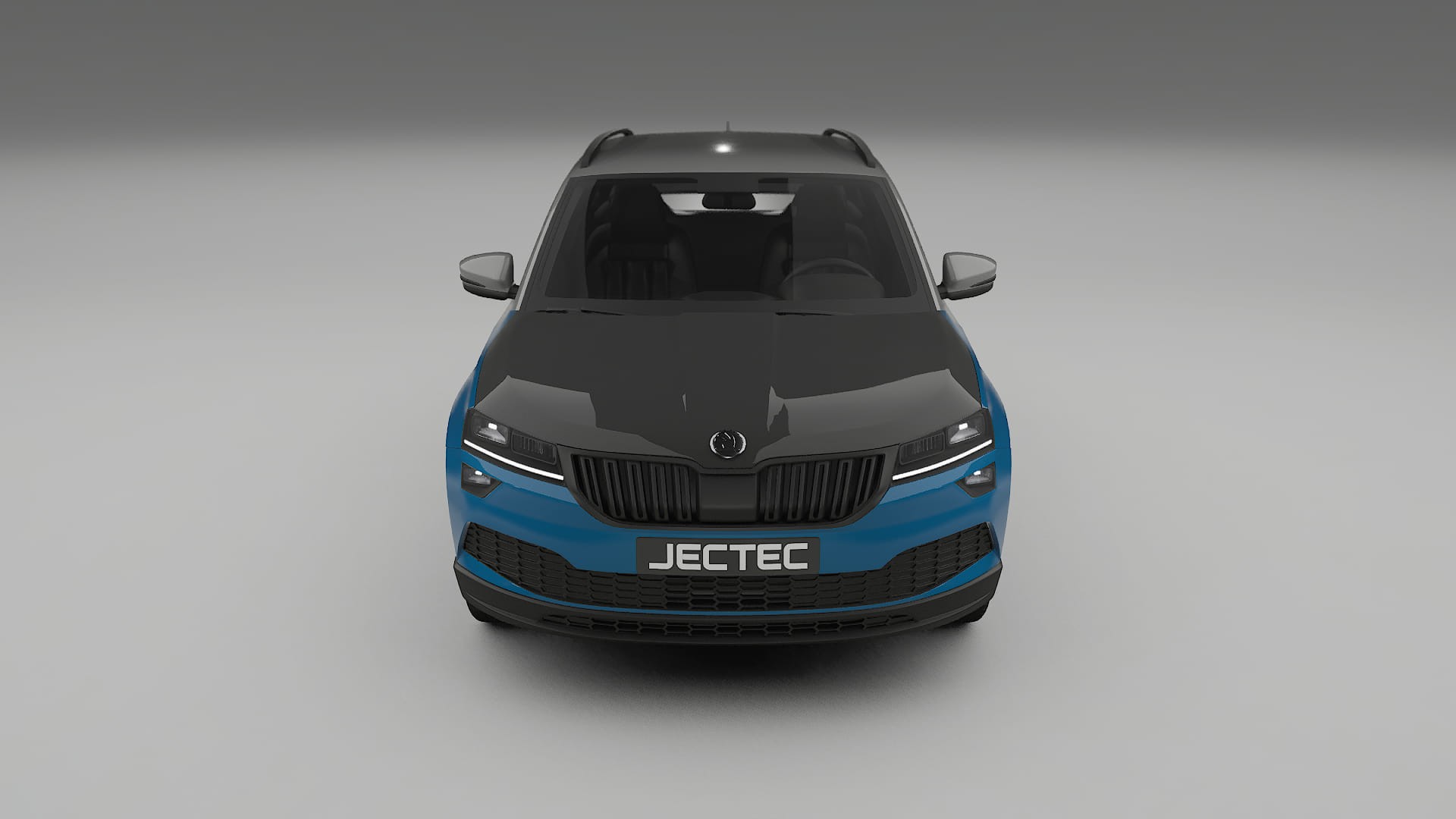 Lackskyddsfilm Škoda Karoq NU7 | CrystalGuard Framskyddskit med Kolfiberhuv