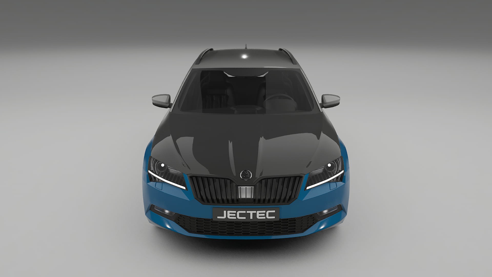 Lackskyddsfilm Škoda Superb B8 | CrystalGuard Framskyddskit med Kolfiberhuv