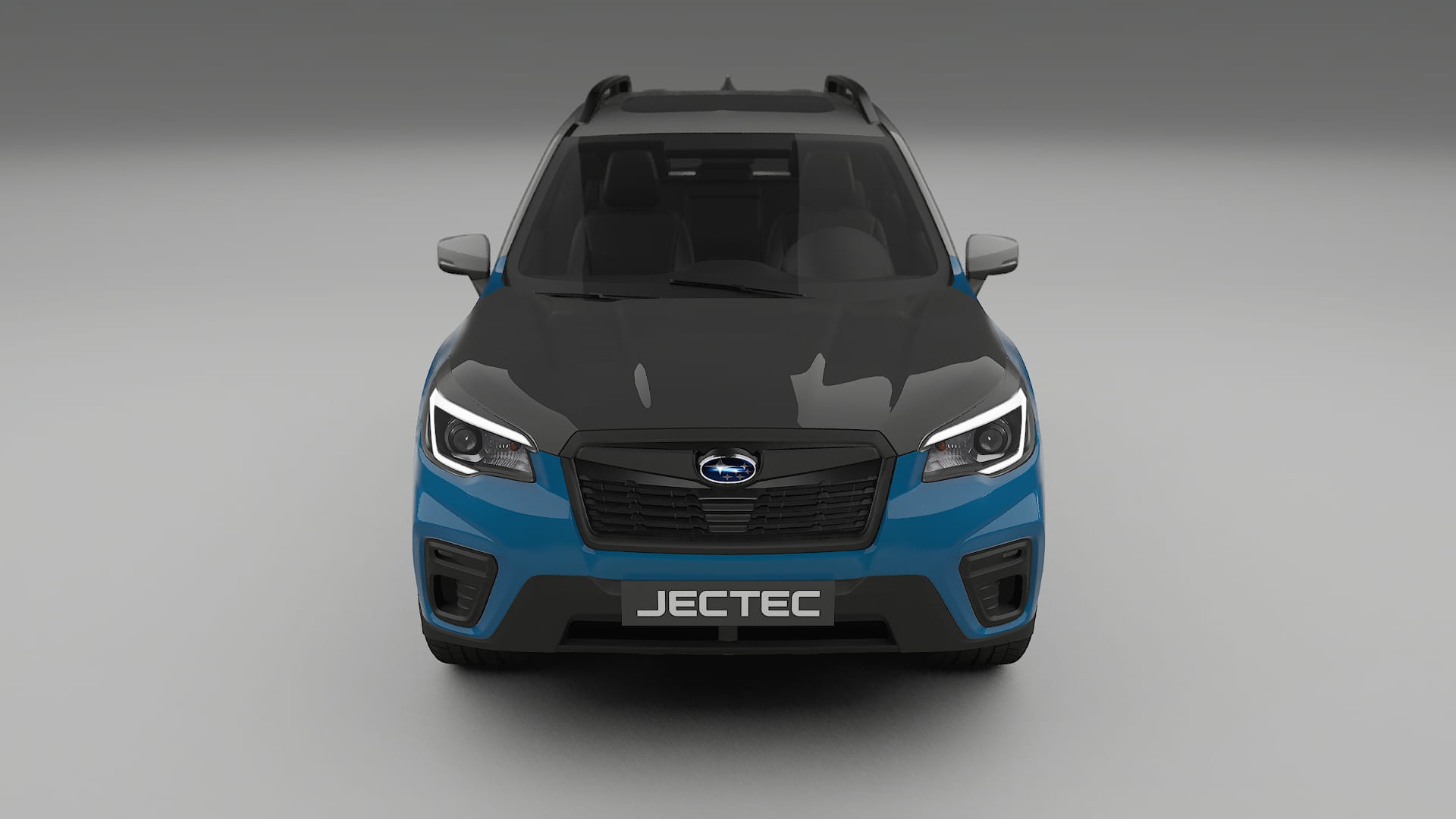 Lackskyddsfilm Subaru Forester V SK prefacelift | CrystalGuard Framskyddskit med Kolfiberhuv