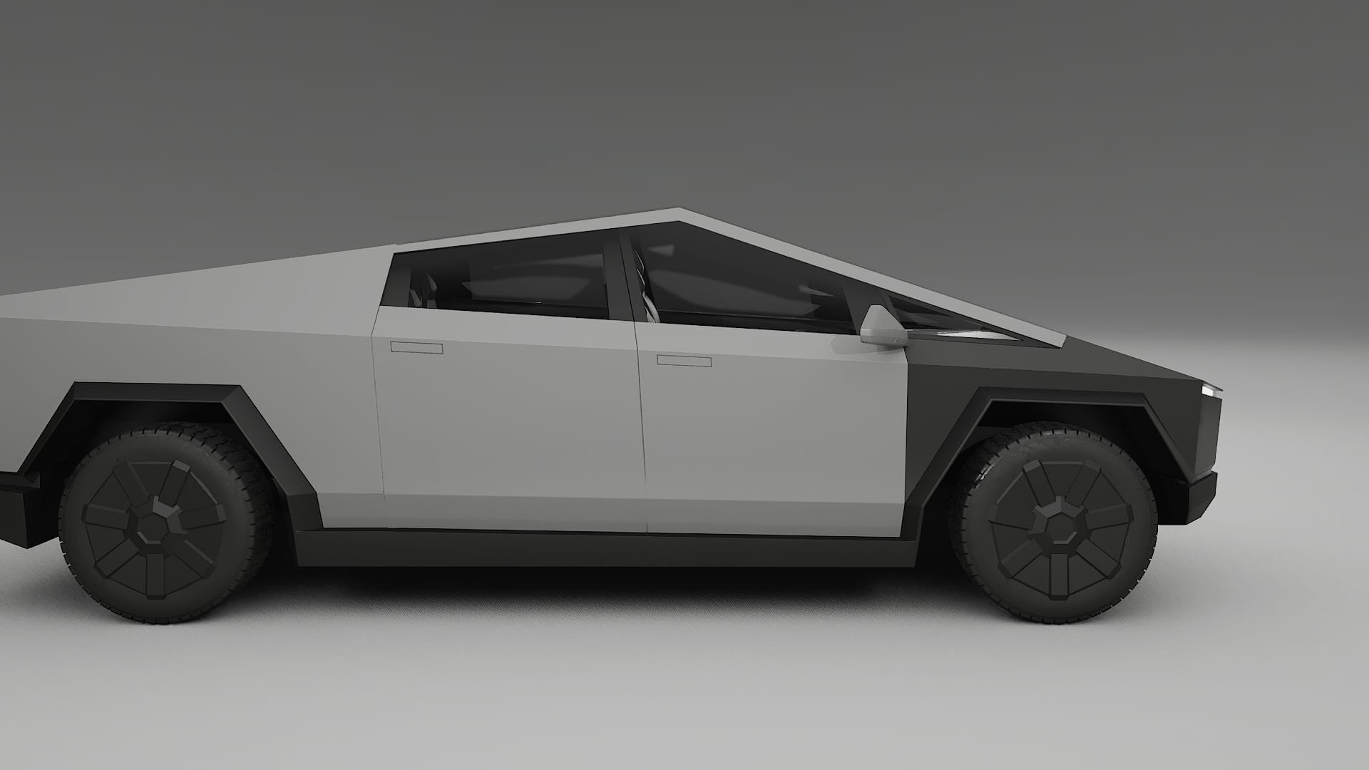 Lackskyddsfilm Tesla Cybertruck | CrystalGuard Framskyddskit med Kolfiberhuv