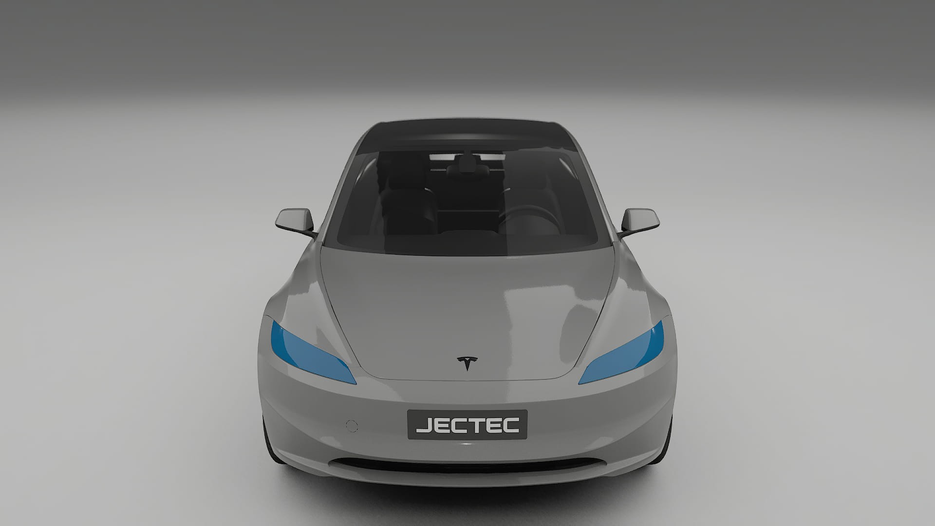 Lackskyddsfilm Tesla Model 3 Highland | CrystalGuard Framskyddskit med Kolfiberhuv